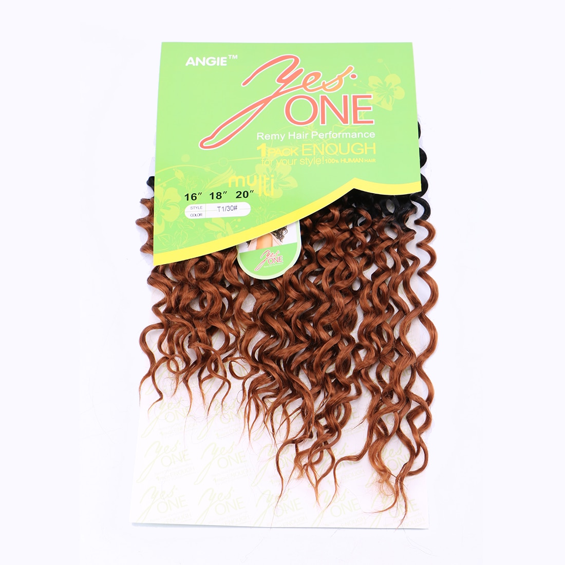 ANGIE 16 18 20 Inches Water Wave Hair Bundles 3 pieces One Set Two Tone Ombre High Temperature Synthetic Hair Extens